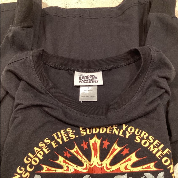 Lennon & McCartney tshirt long sleeve Lucy in the sky with Diamonds shirt Size L - Picture 6 of 6